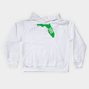 Florida Drink Local FL Green Kids Hoodie